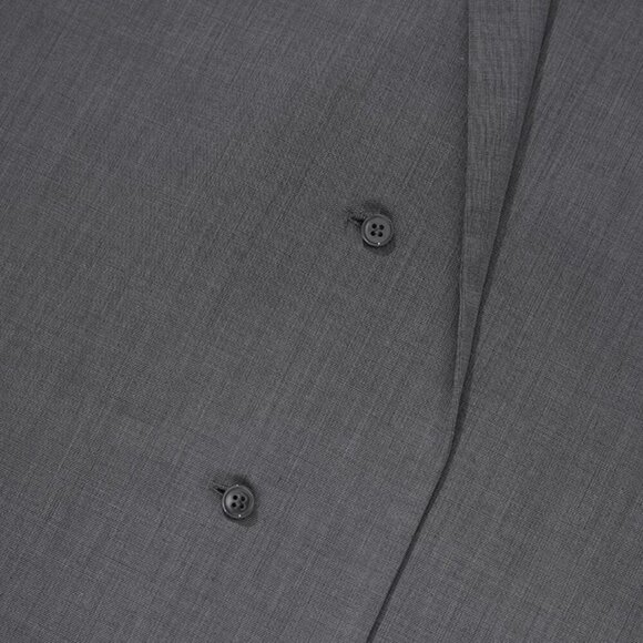 CHICJOC ultra-high-density thick SUPIMA cottondeep V-neck paper-cutting shirt 38 - Picture 7 of 9